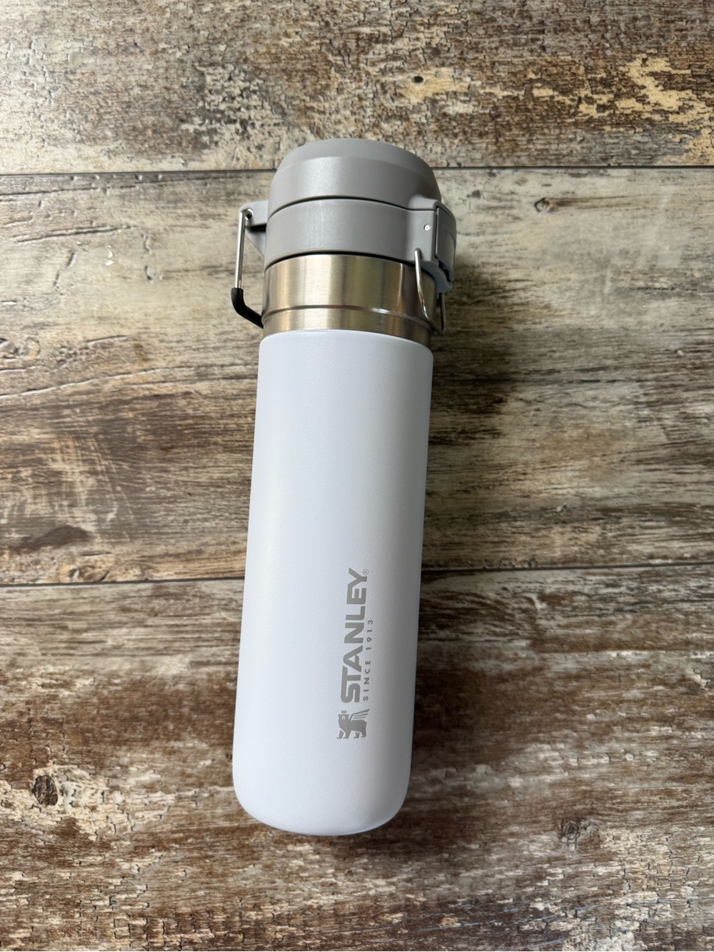 2 for $30 sale: Stanley Quick Flip GO Water Bottle (24 oz) in the frost colorway